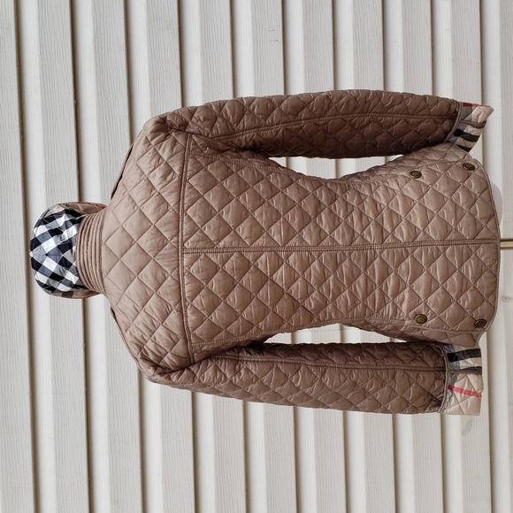 BURBERRY KENCOTT NOVA CHECK LINED QUILTED JACKET - Picture 5 of 11
